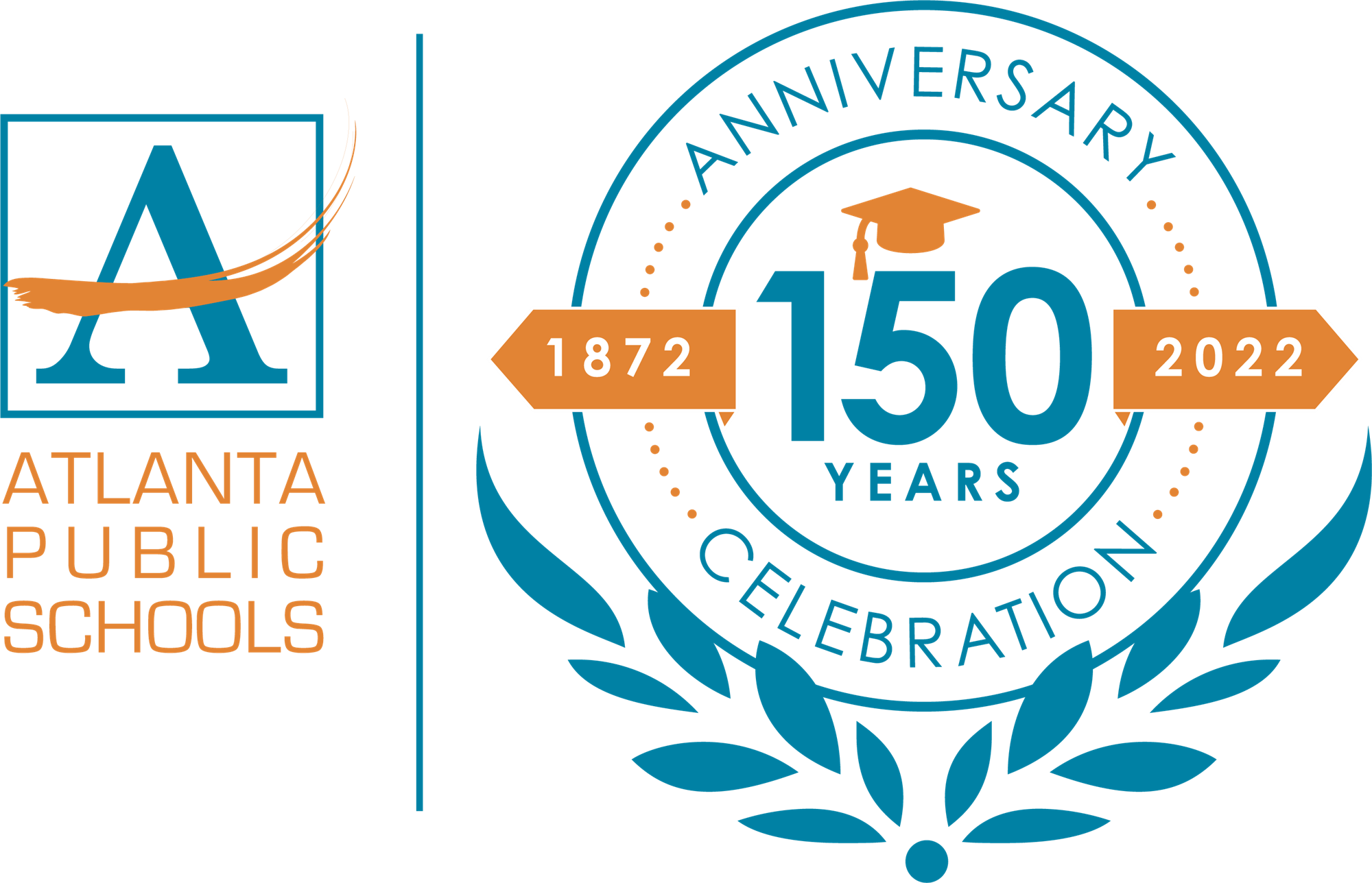 Atlanta Public Schools 150 Years Logo